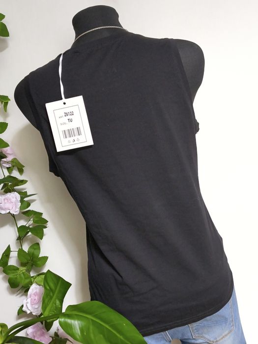 Nowa damska bluzka zdobiona kolorowymi ćwiekami rozmiar 36 S