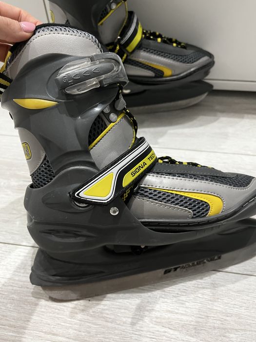 Łyżwy hokejowe unisex regulowane 35-37