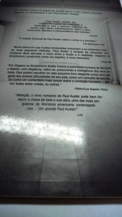 Viagens no Scriptorium - Paul Auster