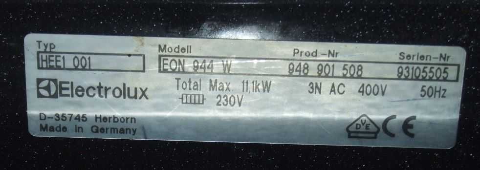 Piekarnik elektryczny do zabudowy Electrolux EON 944W prawie nowy uszk