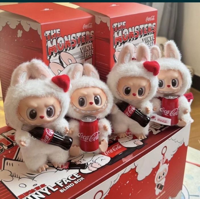 Лабубу кока кола, лабубу брелок сюрприз, Labubu брелок тренд, Labubu