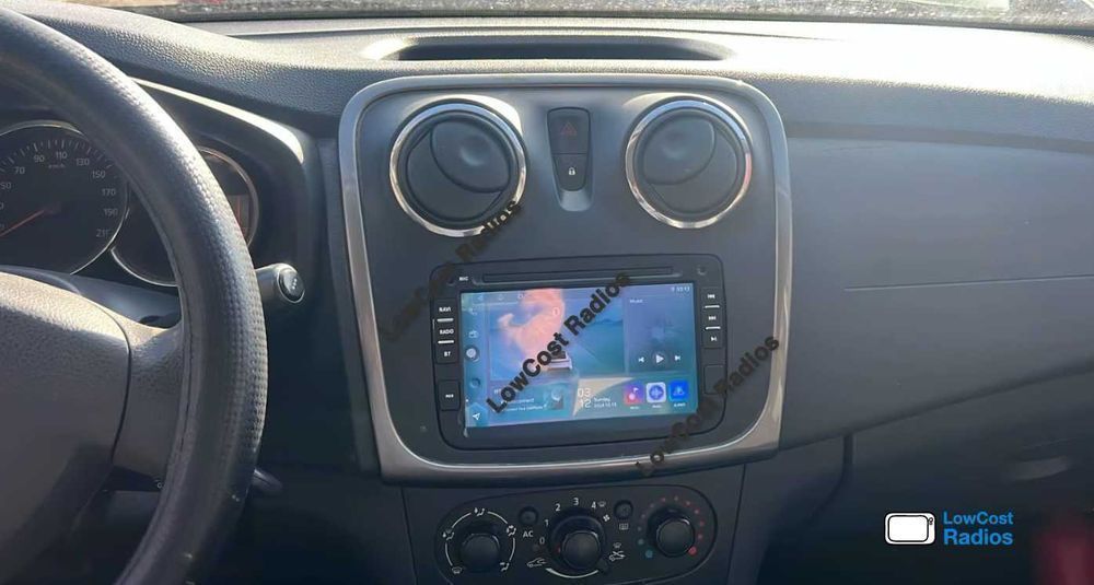 Rádio 2DIN 7" Android • DACIA Logan Sandero Duster Lodgy • CARPLAY | CARPLAY • ANDROID AUTO