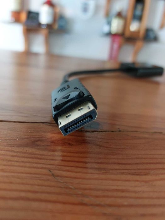 Adaptador para HDMI (HDMI 1.4 e Displayport 1.2 – Femea-Macho)