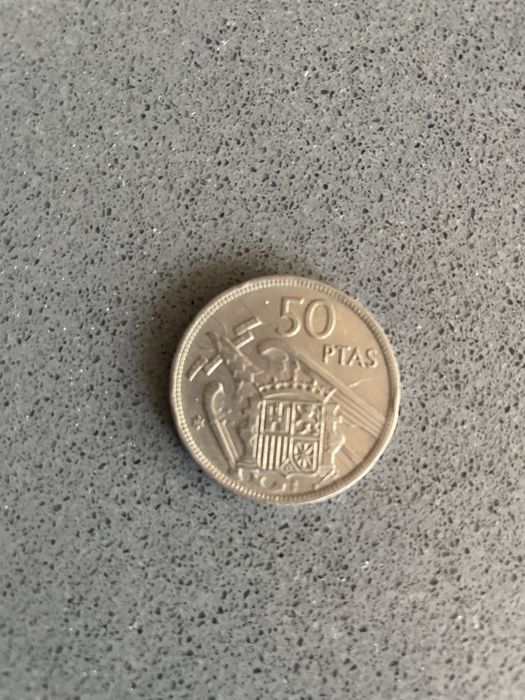 Moeda 50 PTS  1957 Franco