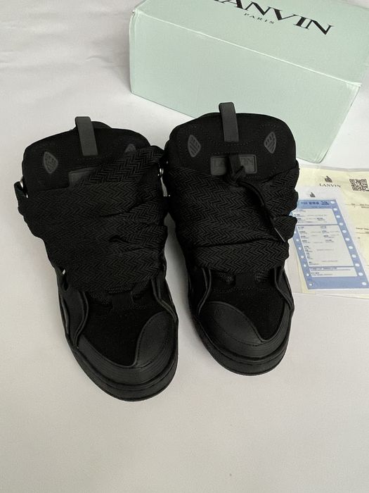 Lanvin Curb Sneakers Black.