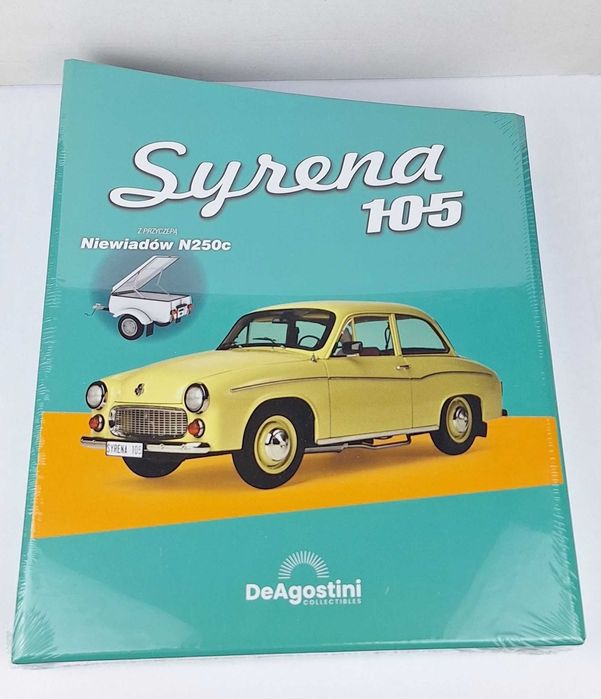 Segregator na gazetki kolekcji model Syrena 105 w skali 1:8