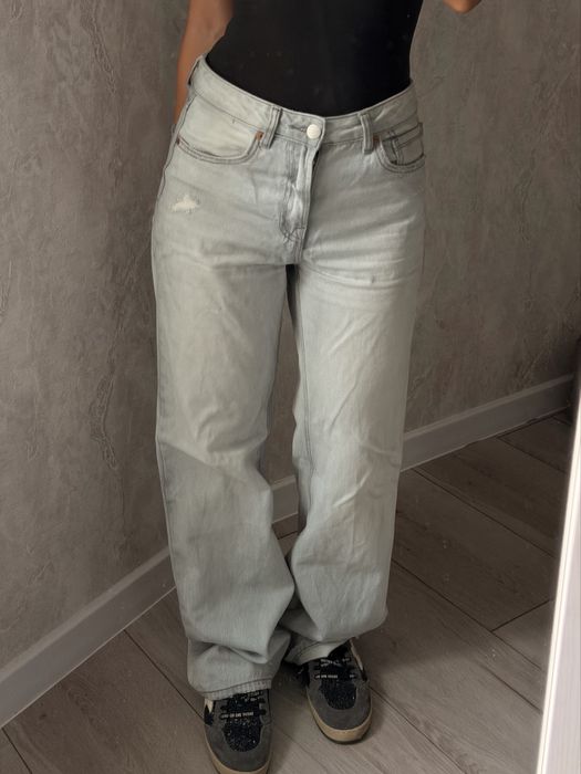 Джинси stradivarius wide leg