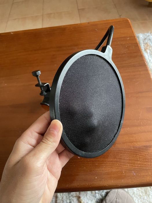 Proteccão de vento contra microfone