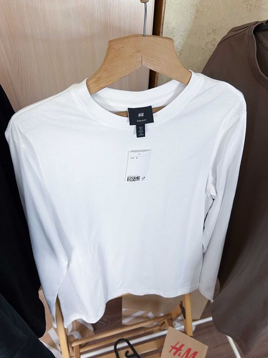 Чоловічий лонгслів regular fit H&M, Розміри - S,M,L,XL