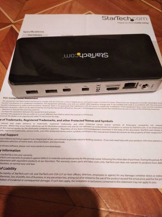 Док-станція StarTech Thunderbolt