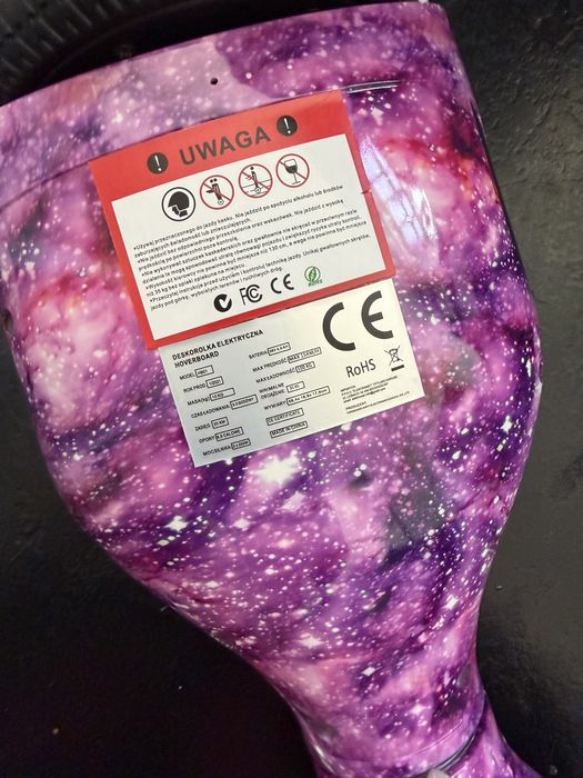 Гіроборд smart balance 6.5 колір pink galaxy