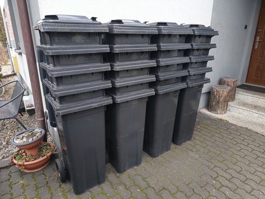 Kosz kontener śmietnik 240 l / 140l / 120 l / 370L / 770l Transport