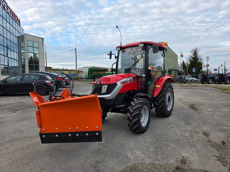 Ciągnik komunalny Lovol M254 25km 4x4 wersja zima zimowa tuz pług posypywarka