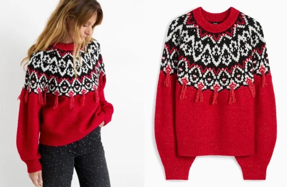 Тепла вязана кофта C&A