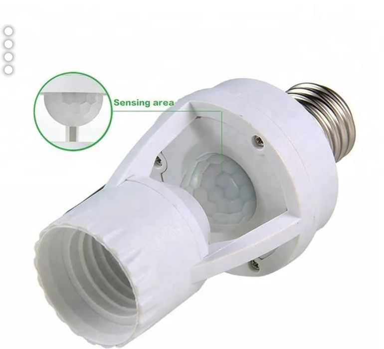 CASQUILHO de lâmpada com sensor de ligação