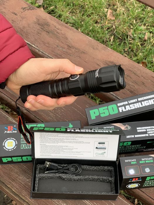 Ліхтар ручний, фонарь, ПОТУЖНИЙ, X Balong, АЛЮМІНІЄВИЙ корпус