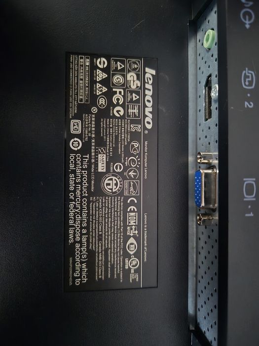 Monitor komputerowy Lenovo