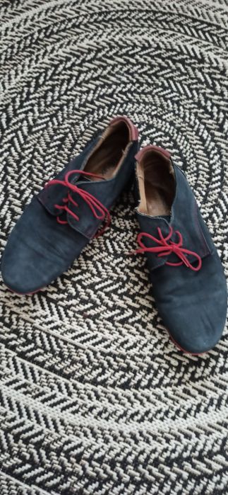 Buty męskie skóra nubuk 41