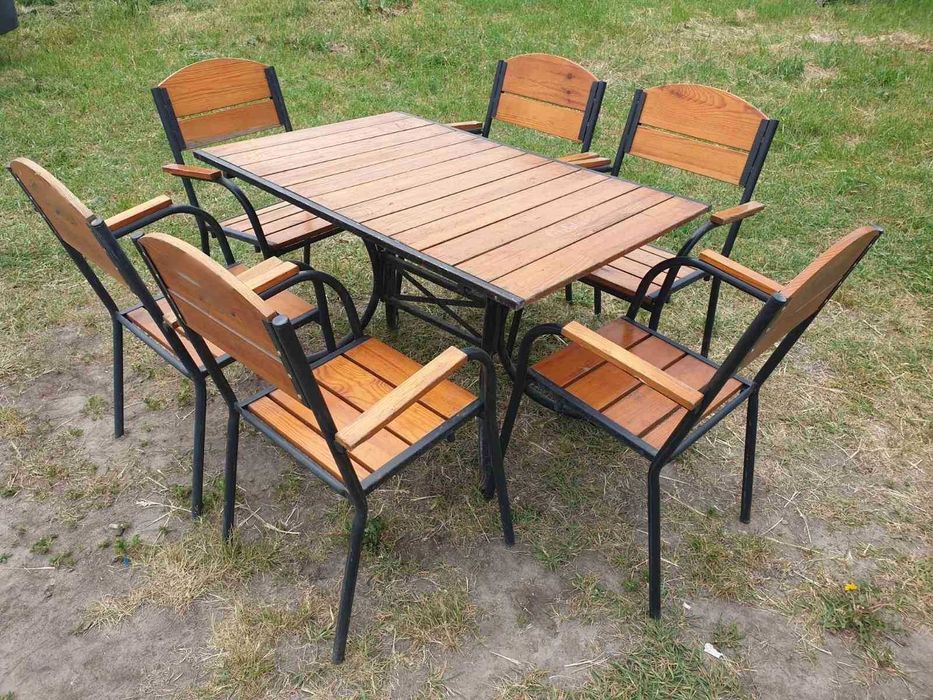 Вуличні меблі. Меблі для саду та літніх кафе. Стіл 160х80, 180х80