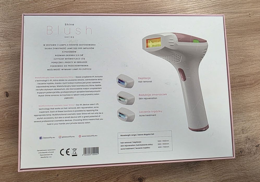 Depilator Beaitifly B-Shine Blush - SPOKO Lombard Sieradz Skup AGD