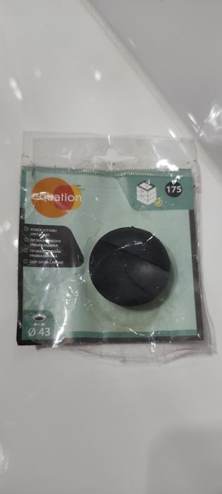 Korek gumowy do umywalki syfonu Equation 43 mm