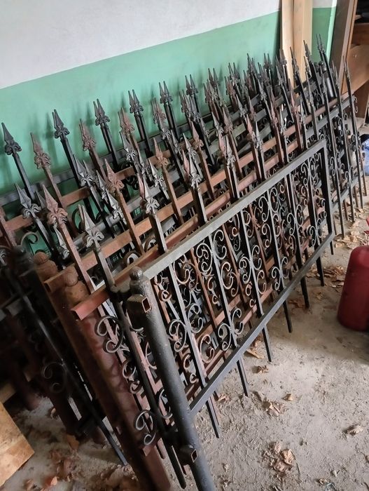 przesla ogrodzeniowe kute