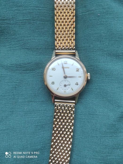 Damski złoty zegarek 14 K 585 Zenith