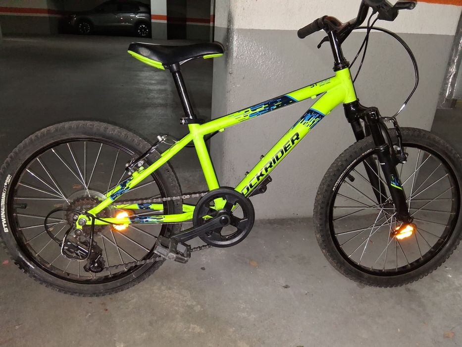 Bicicleta st 500 decatlon 6-9 anos , roda 20