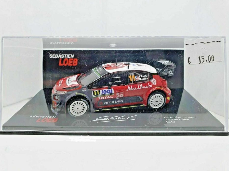 Citroen C3 WRC Tour de Corse 2018 #11 Sebastien Loeb Escala 1/43