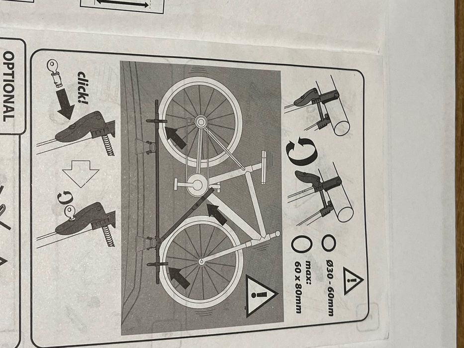 Bagażnik +2 uchwyt rowerowe