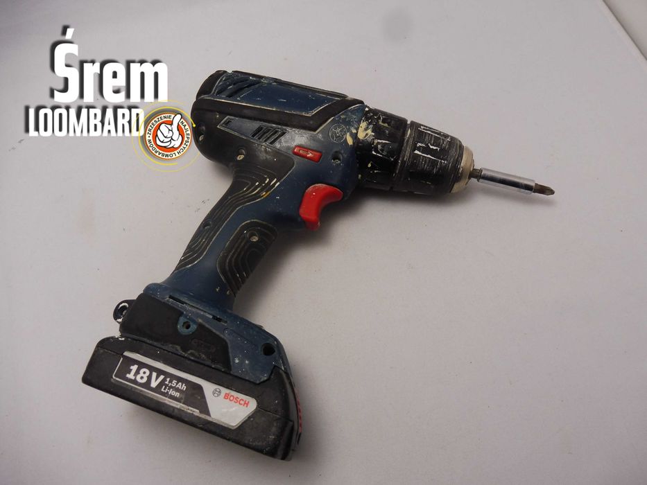 Wkrętarka Bosch GSR 18-2 LI, Aku 1,5AH, Ład, Walizka