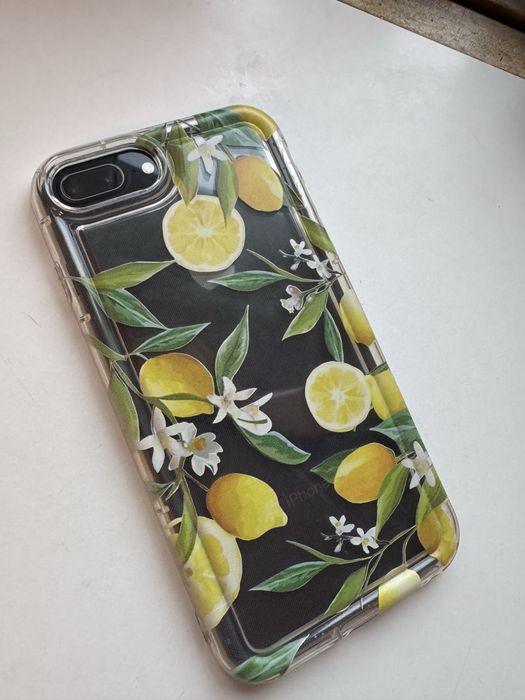 Phone 8 plus 128gb czarny black + etui