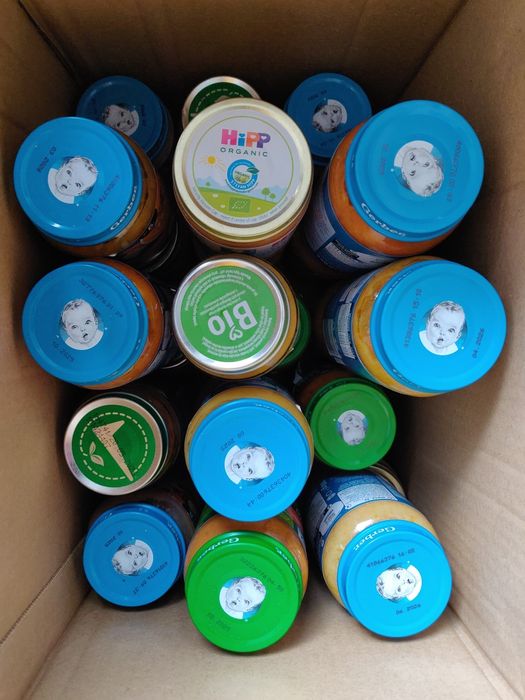 Słoiczki dla dzieci (30 sztuk) - Gerber, Hipp, Bobovita