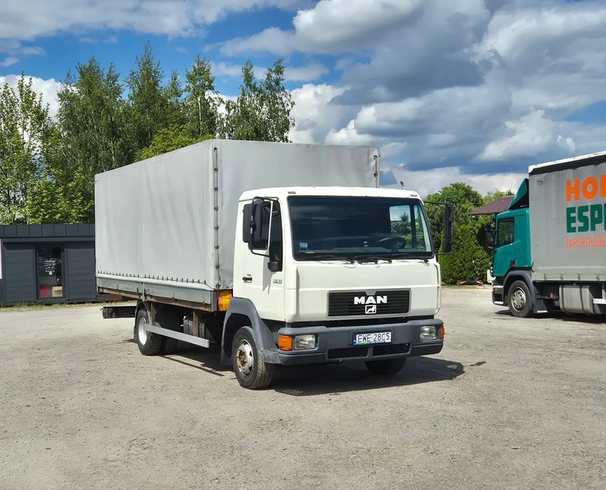 MAN 12.163  man 12.163 , 2000r, plandeka, ładowność 6600kg, manual 6biegów