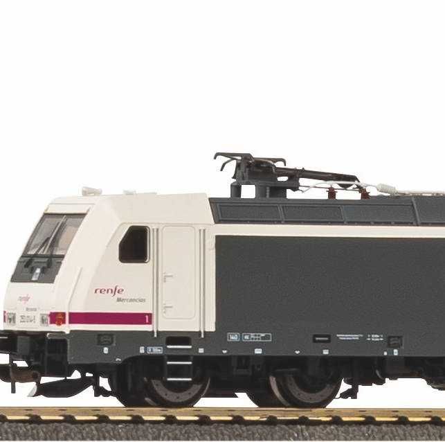 PIKO H0 (96900) - Zestaw startowy TRAXX RENFE + 3 wagony kontenerowe