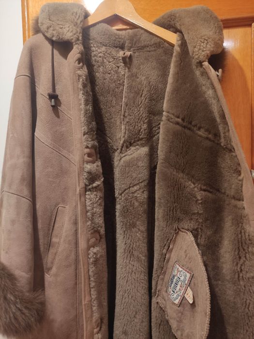 Kożuch damski z naturalnej skóry