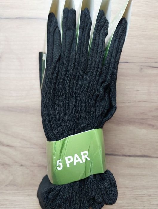 Skarpety męskie bambusowe czarne