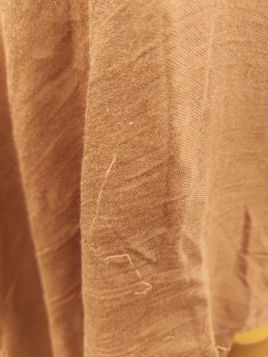 Szal duży damski brązowy