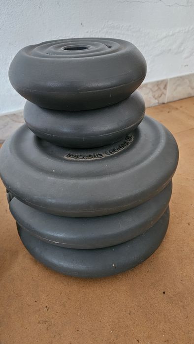 Discos de plástico para treino