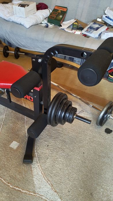 Ławka marbo semi pro, akcesoria. Drążek, poręcz stacjonarna, modlitewk