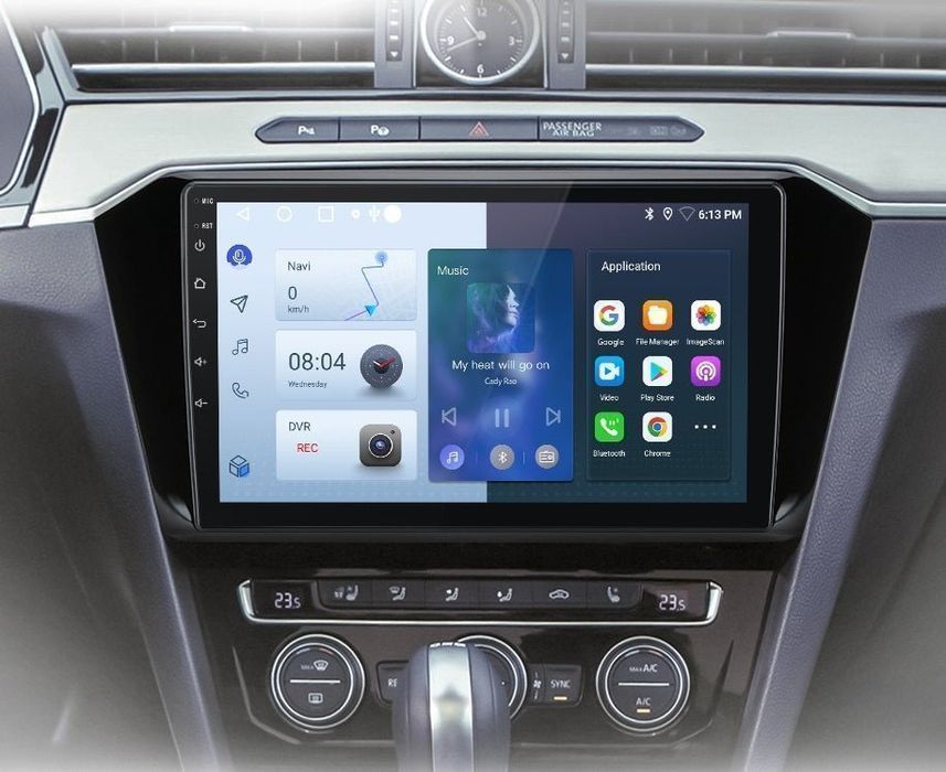VW Passat B8 2015–2020 – Radio Android 15 10.1" CarPlay Android Auto 2GB/32GB GPS Nawigacja Stacja Multimedialna WiFi Bluetooth DSP PL