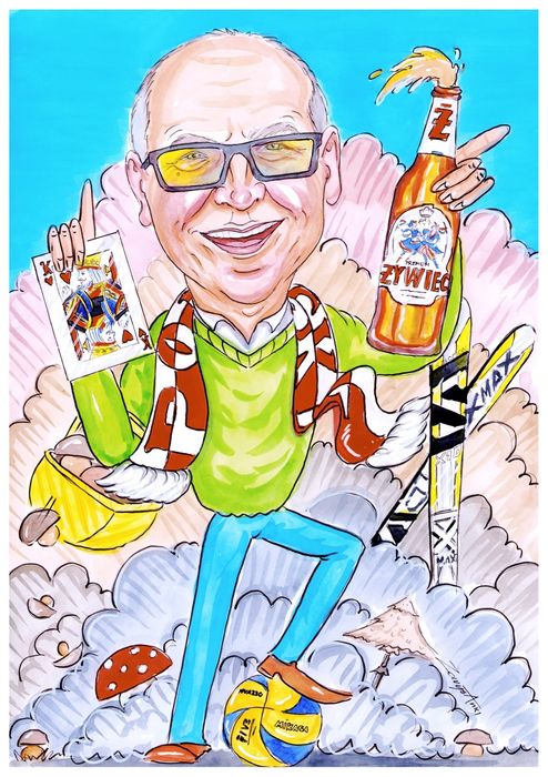 Karykatura portretowa prezent ślub rocznica