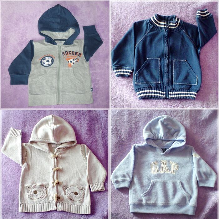 Ubrania 74-80 roz. 9-12 m. Bluzka Spodnie Śpiochy Body.