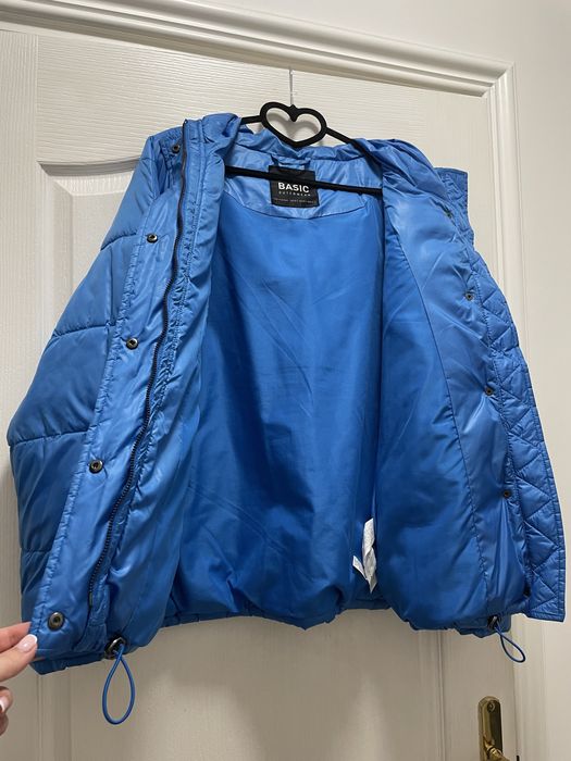 Kurtka niebieska Zara Basic