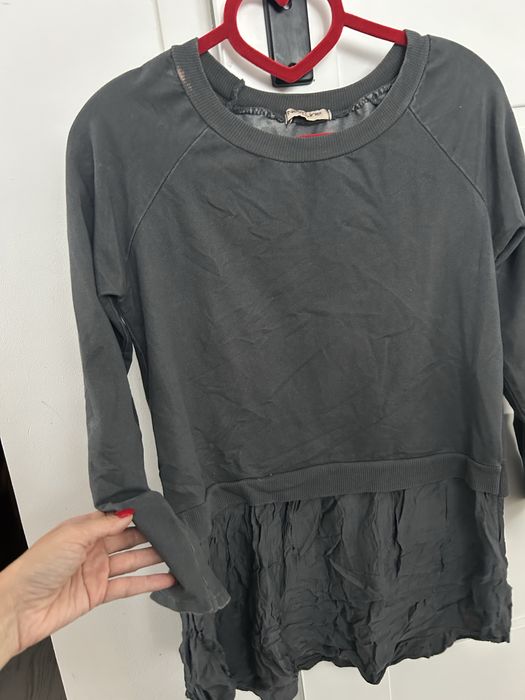 Szara bluza roz.M