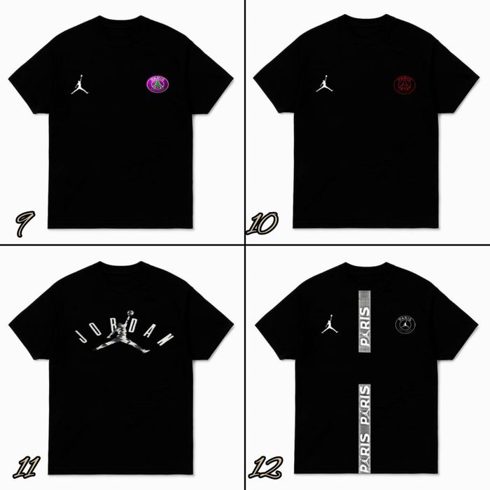 БЕЗ ПЕРЕДПЛАТИ Культові футболки Nike Jordan PSG / XS-3XL, ПРЕМІУМ