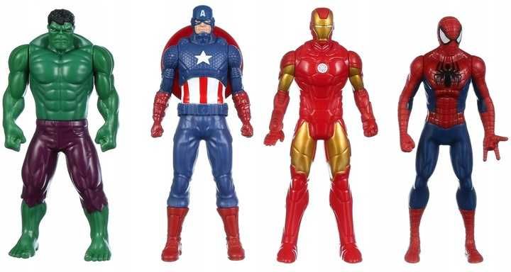 Zestaw 8 figurek Avengers Marvel 15 cm ruchome Hasbro