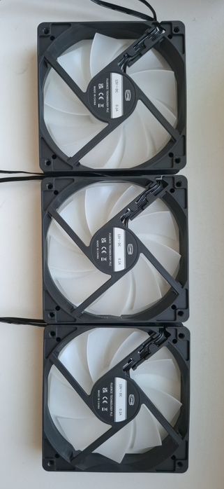 Комплект 4 вентилятора RGB PCCooler