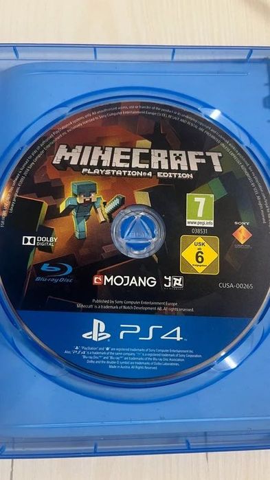 Minecraft PS4 – Jogo Original, Completo e em Bom Estado