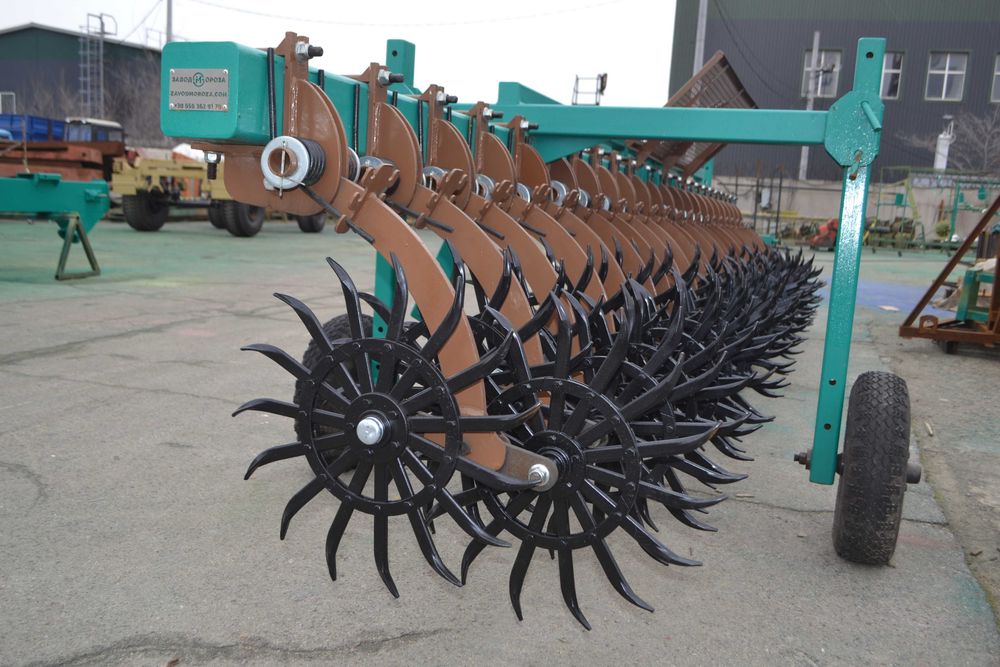 НОВА Борона ротаційна БР-6, мотика гідравлічна,  борона 6метрів